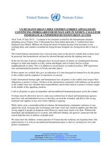 Preview of USG Stephen OBrien Statement on Yemen 7July2015.pdf