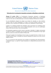 Preview of Declaration de la Coordonnatrice humanitaire principale en Republique centrafricaine.pdf
