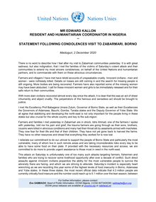 Preview of NIGERIA - UN - HC STATEMENT FOLLOWING VISIT TO ZABARMARI, BORNO - 02122020.pdf