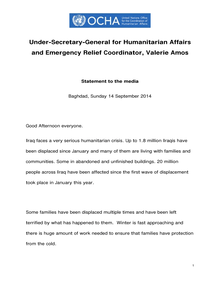 Preview of USG Amos Press statement on humanitarian situation in Iraq 14 September 2014 .pdf