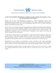 Preview of Humanitarian Coordinator strongly condemns attack against a convoy carrying humanitarian aid to Baboua.pdf