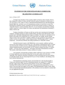 Preview of Statement by the Yemen Humanitarian Coordinator - 27 March 2015.pdf