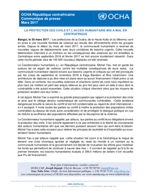 Preview of OCHA_RCA_Communique_de_presse__Flambée_de_violence_30032017.pdf
