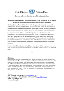 Preview of Declaration sur les incursions des sites déplacées dans le sud Irumu en mars_HW_08042015.pdf