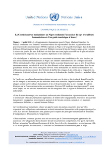 Preview of Communiqué de presse _Coordonnatrice Humanitaire au Niger condemn le meutre de sept travailleurs humanitaires.pdf